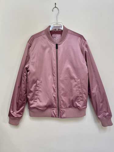 Guess × Vintage Guess Pink Satin Bomber Jacket