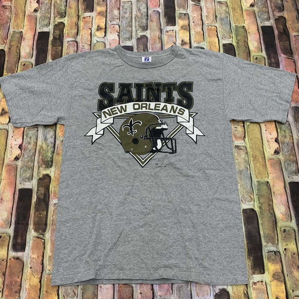 Logo 7 × NFL × Vintage Vintage New Orleans Saints… - image 1