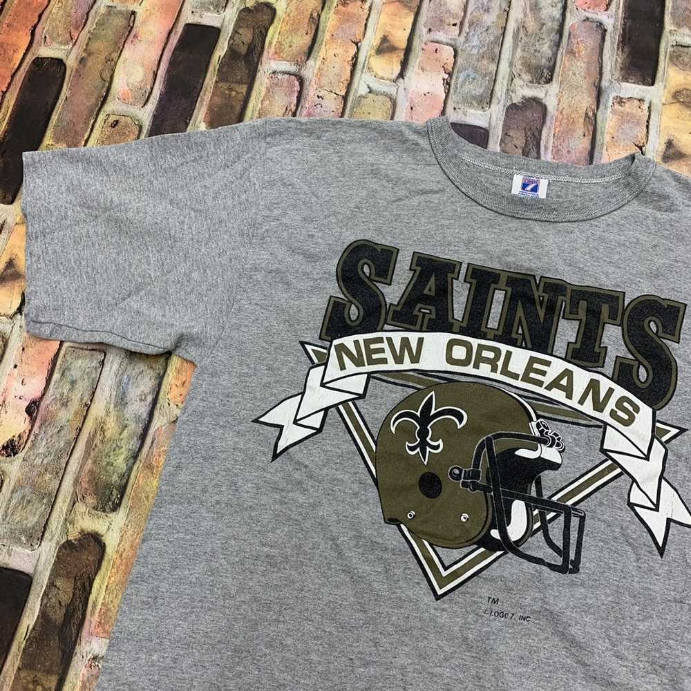 Logo 7 × NFL × Vintage Vintage New Orleans Saints… - image 3