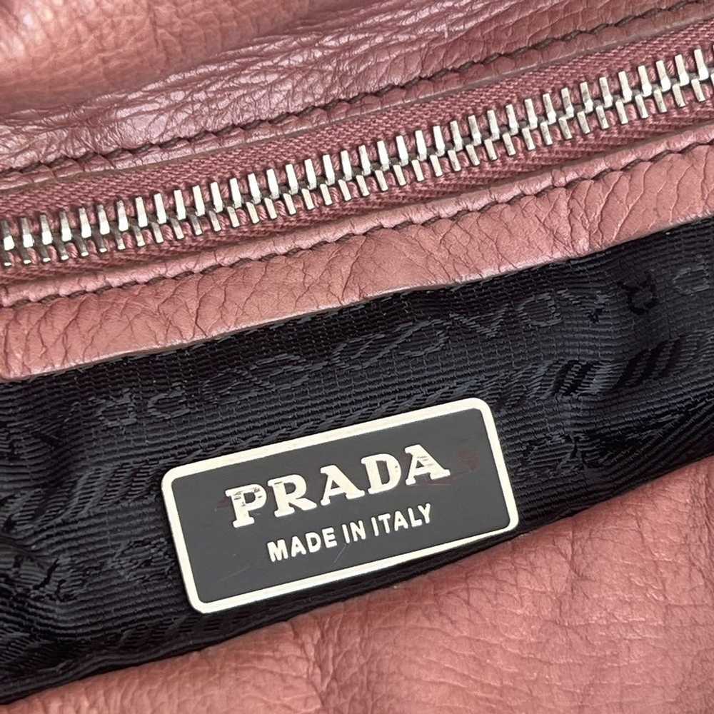 Avant Garde × Luxury × Prada Prada Pink Leather H… - image 9