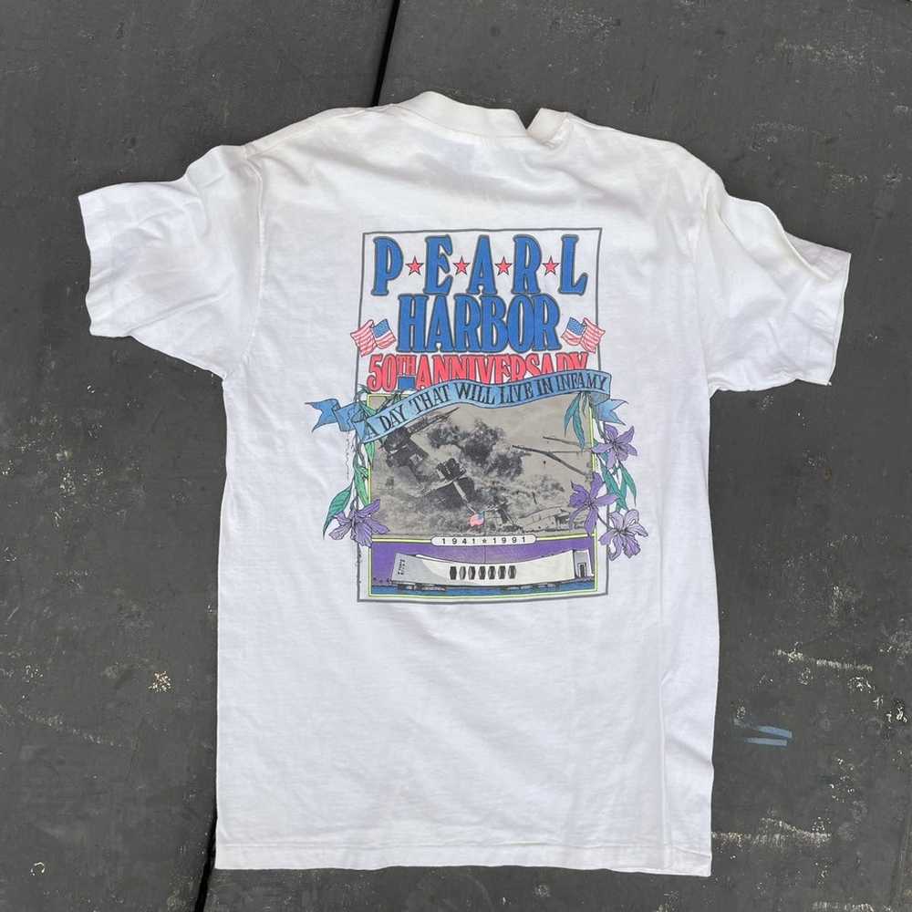 Military × Vintage 1991 Pearl Harbor remembrance T-sh… - Gem