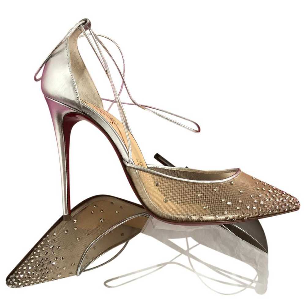 Christian Louboutin Degrastrass glitter heels - image 1