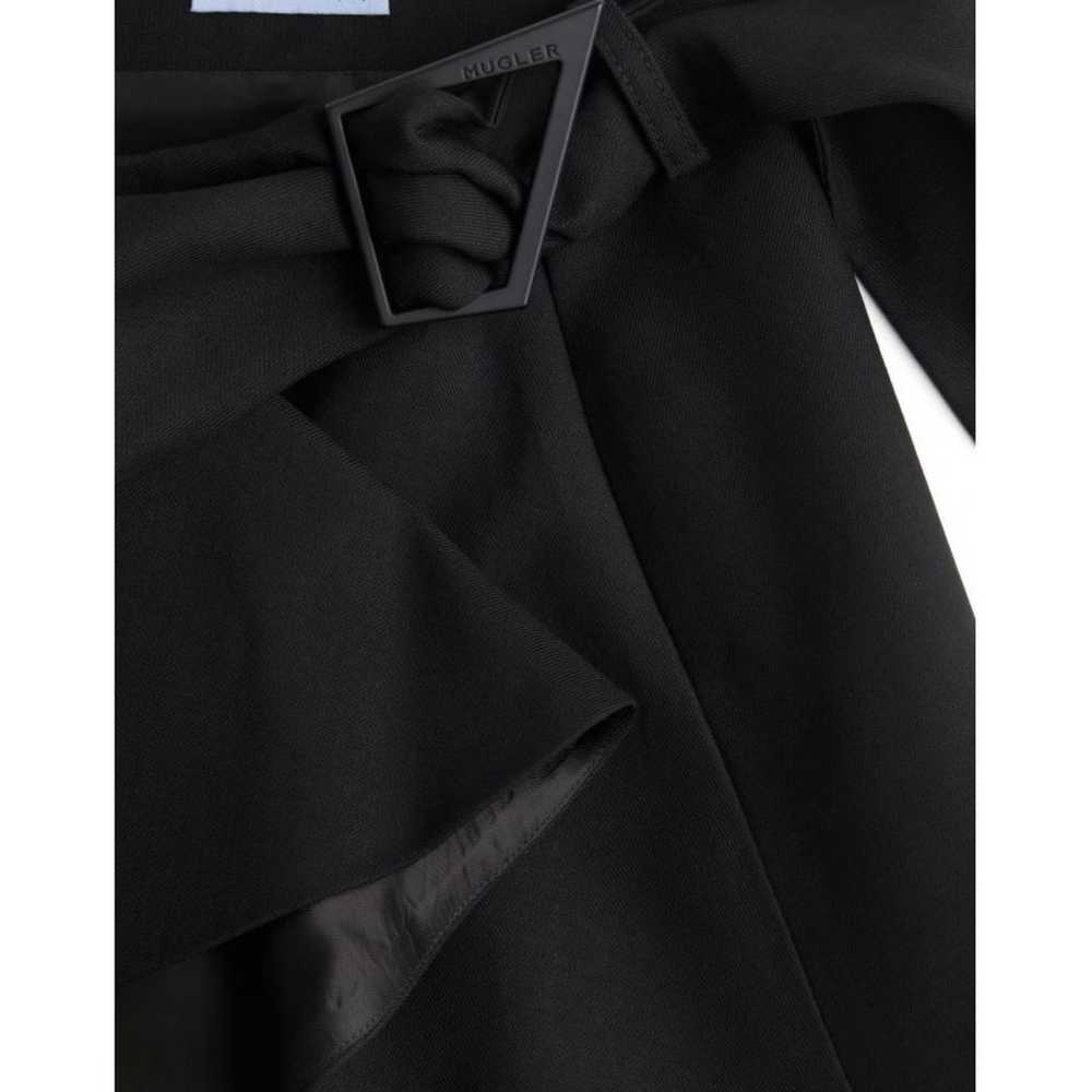 Mugler Wool mini skirt - image 2