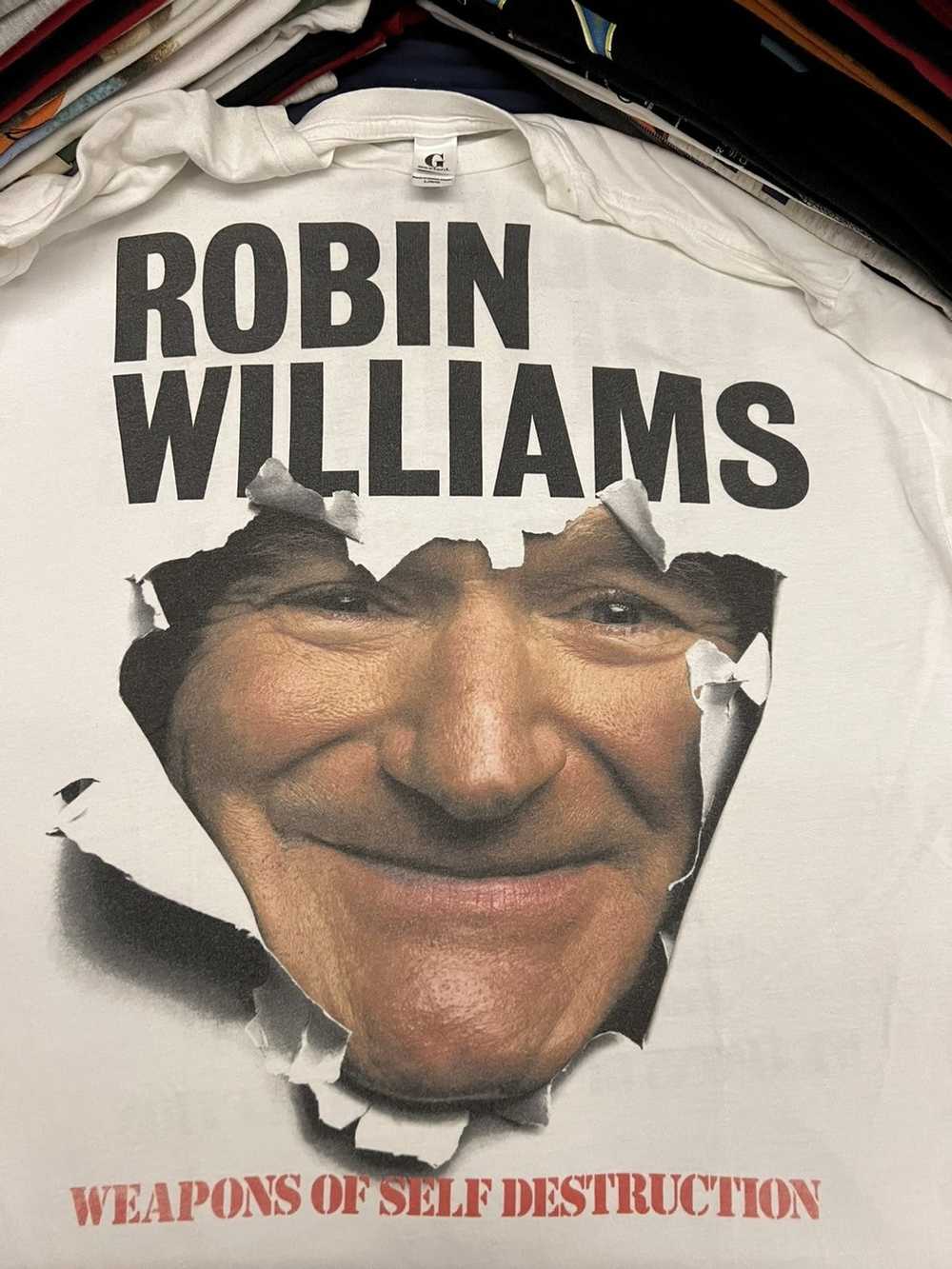 Streetwear × Vintage Robin Williams Weapons of Se… - image 1