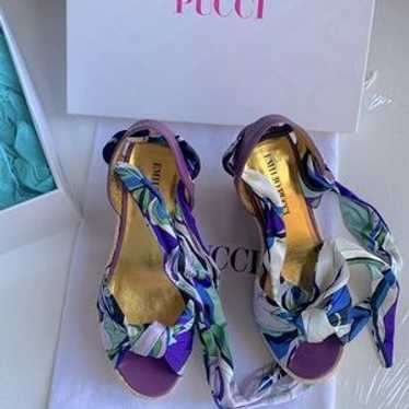 Emilio Pucci Wedge Sandals - Gem