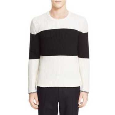 Rag & Bone - Color Block Heavy Knit Sweater, Large - image 1