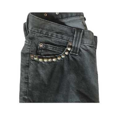 パンツ Bess Nyc Corn Studs n Honeycomb Denim Custom Embellished Denim Jeans with Decorative Studs