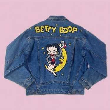 Betty Boop デニムジャケット Vintage 1990s American Toons by Excelled Betty Boop Denim