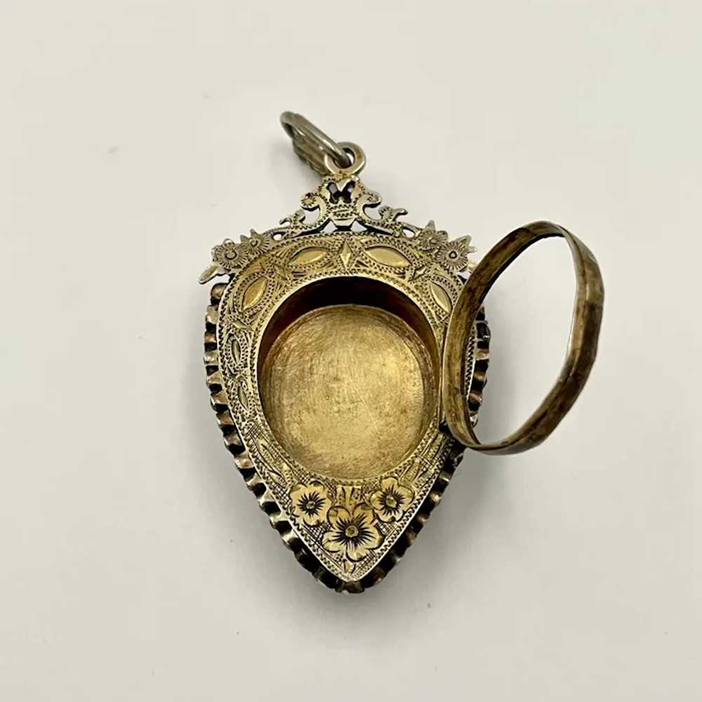 Austro Hungarian Pendent Locket with A Porcelain … - image 9