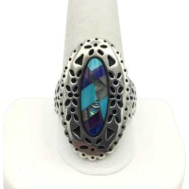 Caroline Pollack Sterling Silver Multistone Ring