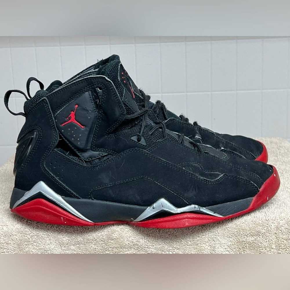 Jordan Brand Jordan True Flight Black Red Georgia… - image 1