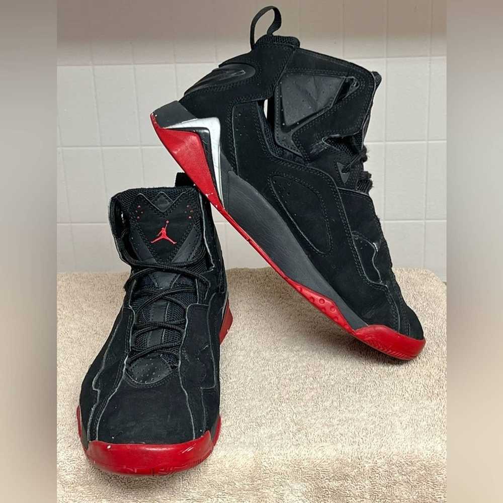 Jordan Brand Jordan True Flight Black Red Georgia… - image 2