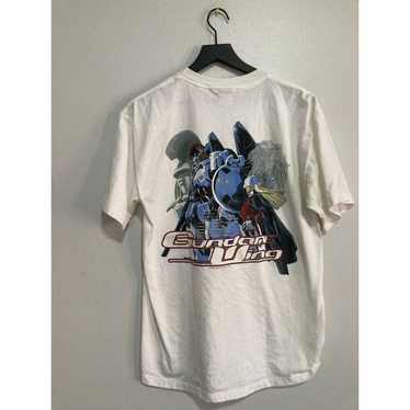 Vintage VTG Mobile Suit Gundam Wing Shirt large A… - image 1