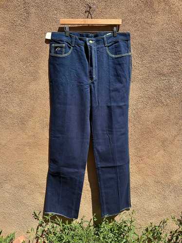 Jordache Dark Wash 1980's Deadstock Jeans 38 x 36