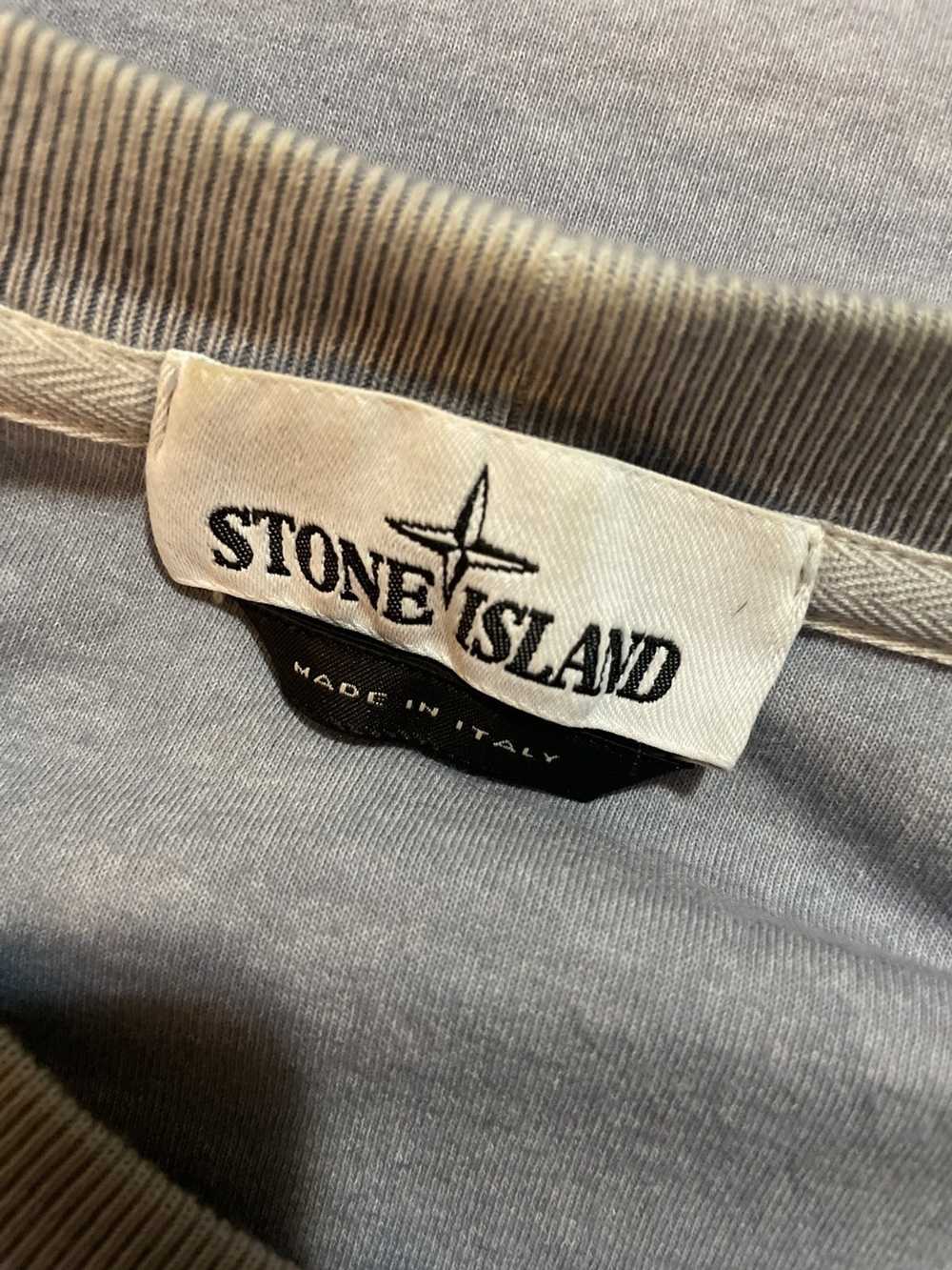 Stone Island Stone island blue T- shirt - image 3