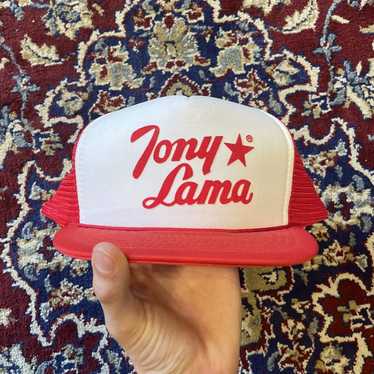 Tony Lama VINTAGE TONY LAMA TRUCKER HAT (1970’s) - image 1