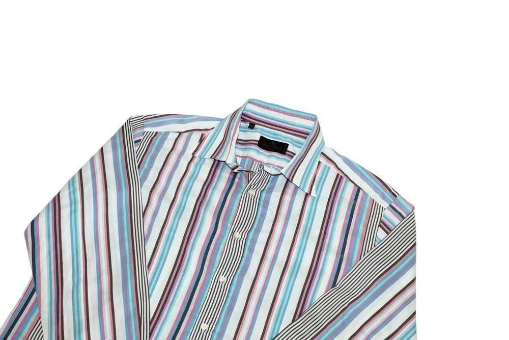 Etro × Luxury Etro Milano Coloured Striped Cotton… - image 2