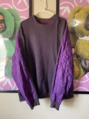 Kapital Kapital quilted shell sweater
