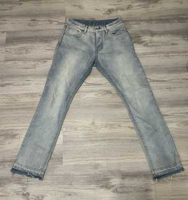 Kody Phillips For MNML LA Mens Black Patchwork Jeans Size 30 Button Fly  Denim