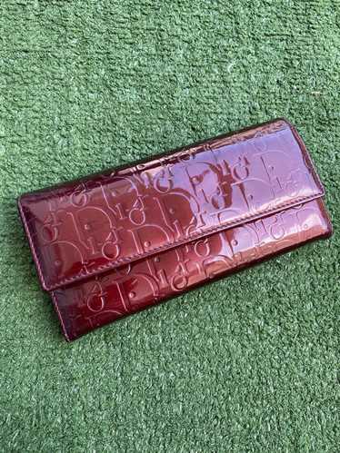 Dior Trotter monogram leather long wallet