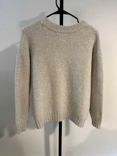 Wood Wood Cream fisherman sweater