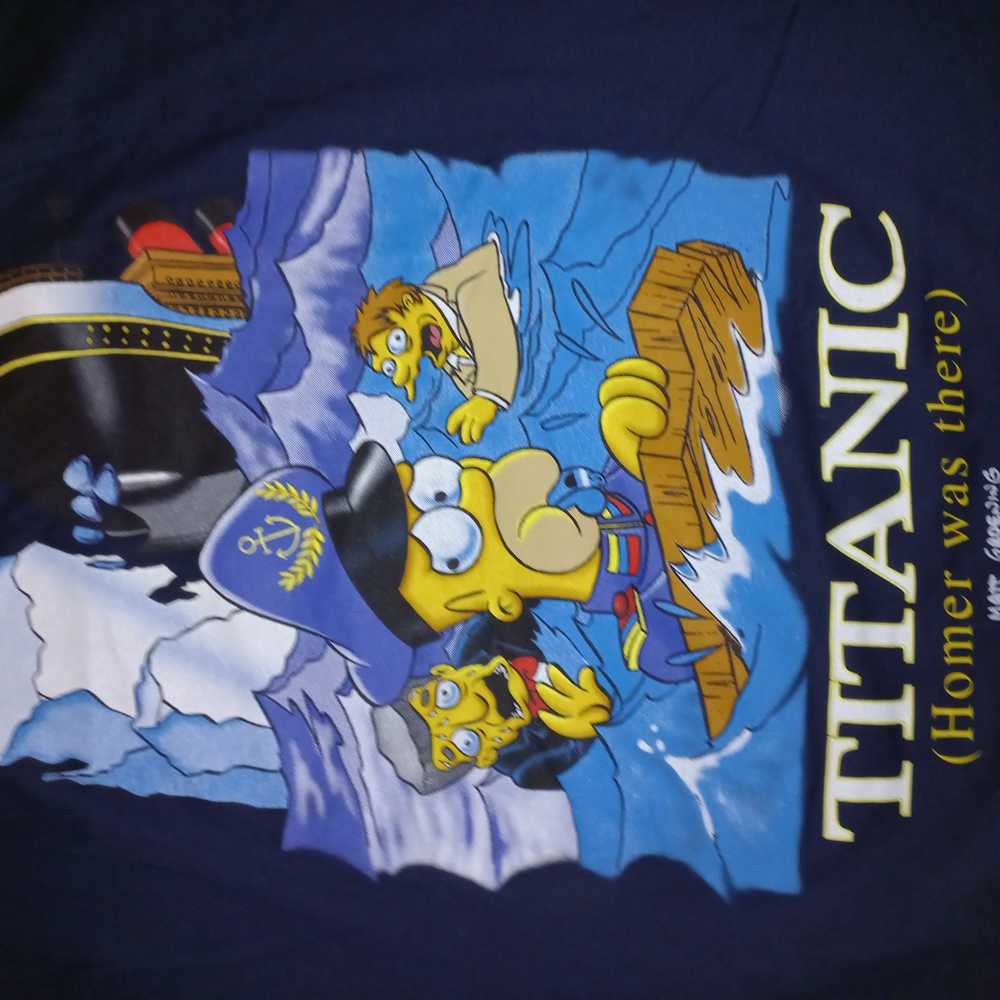 Rwd Redwood Vintage 1998 Titanic The Simpsons 'Ho… - image 4