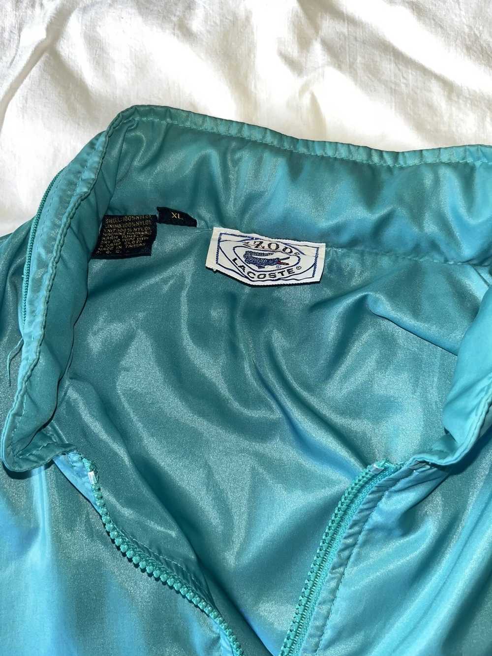 Izod × Lacoste Vintage Teal Izod Lacoste Bomber J… - image 3