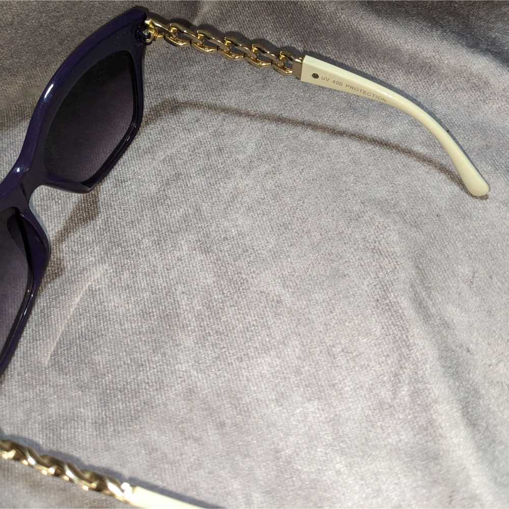 Other Purple Gold And Cream Sunglasses - image 4