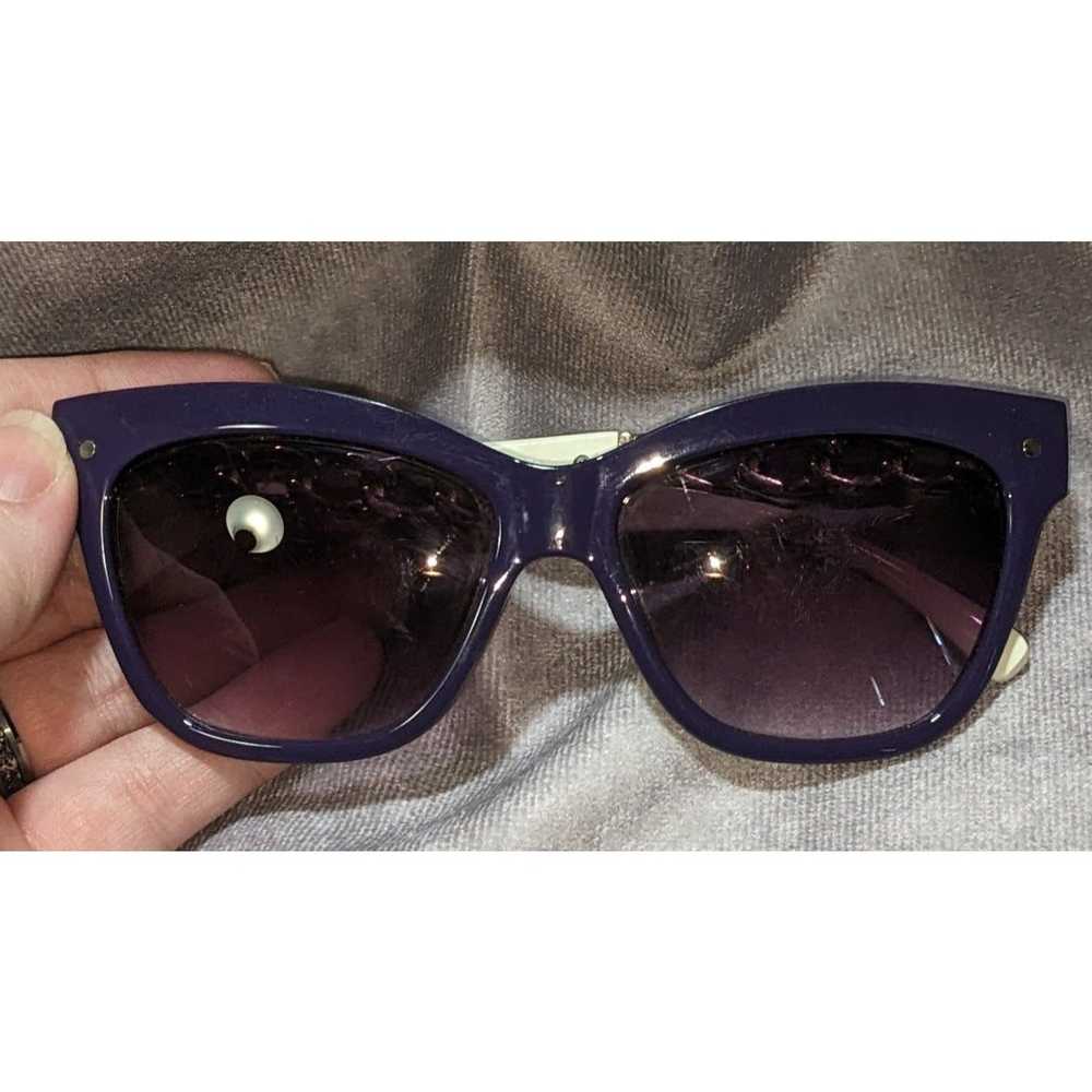 Other Purple Gold And Cream Sunglasses - image 9