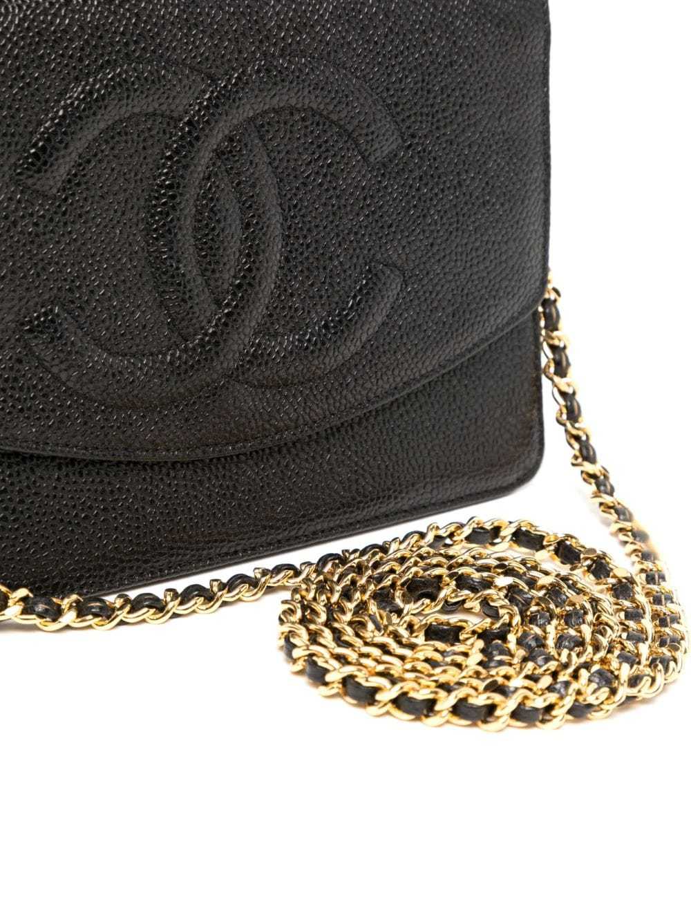 CHANEL Pre-Owned 1997 CC stitch wallet-on-chain -… - image 4