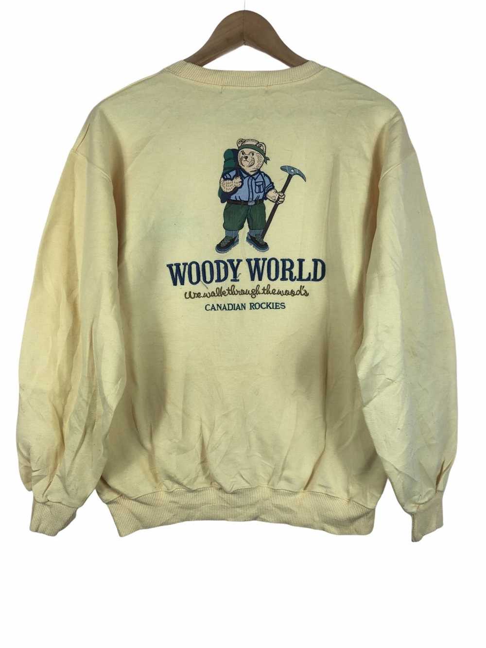 Vintage VINTAGE WOODY WORLD CANADIAN ROCKIES YELL… - image 2