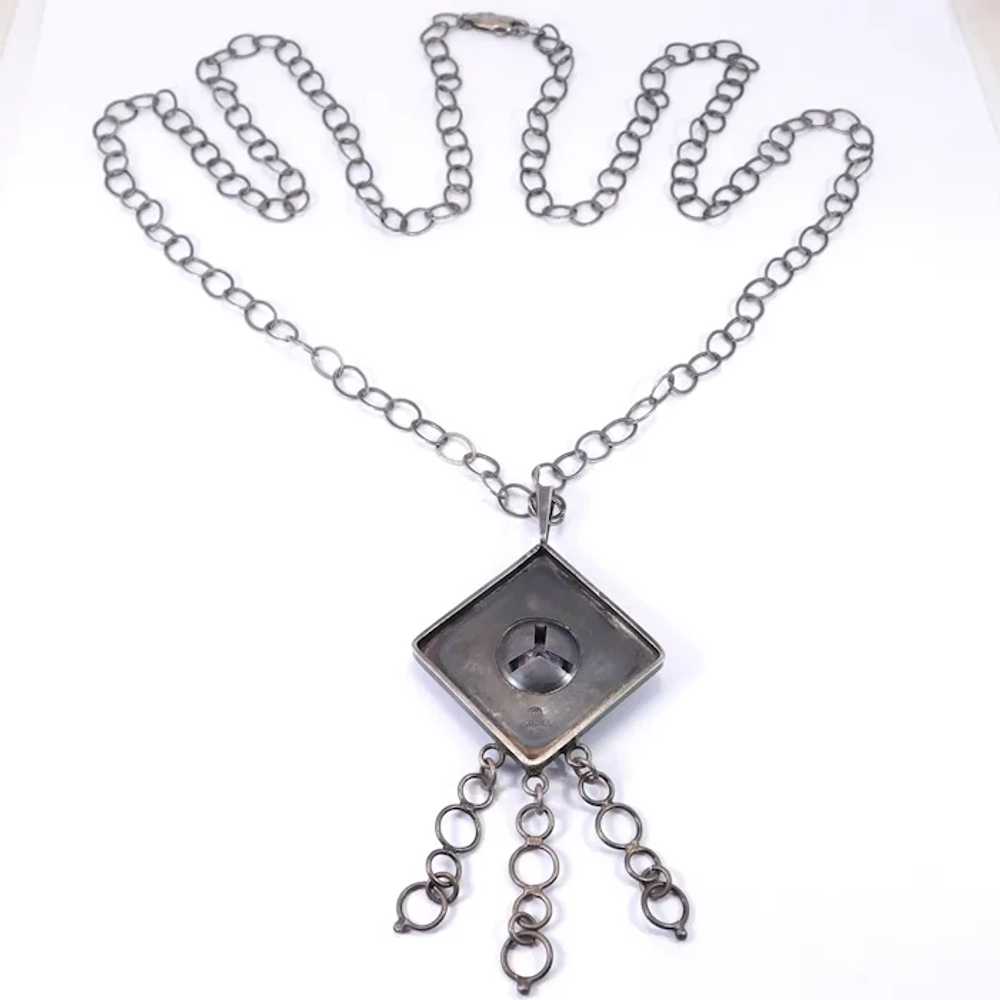 Artisan Amethyst Necklace Sterling Silver Israel … - image 6
