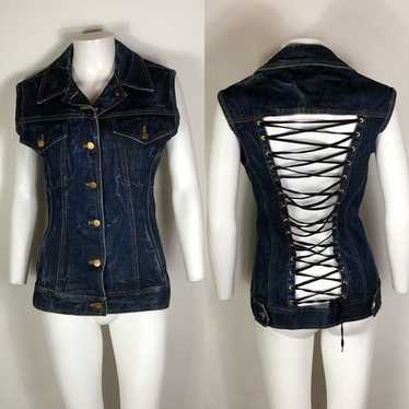 Gaultier denim vest jean paul - Gem