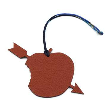 HERMES Serie Apple AirTag air tag apple Bag Charm Swift Orange Based/Brown