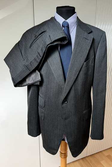 Tom Ford 01tm1eb0523 Wool Suit in Black