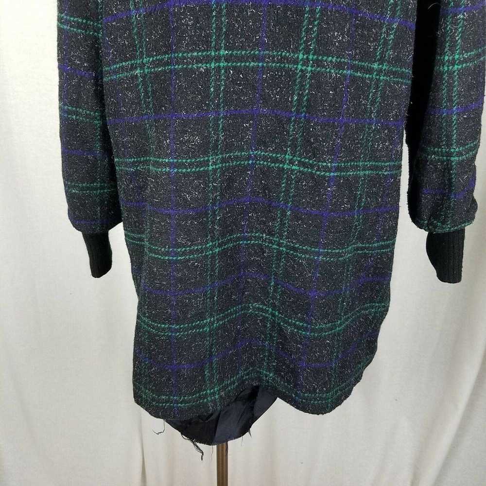 Vintage Spencer Douglas Wool Plaid Peacoat Coat V… - image 6