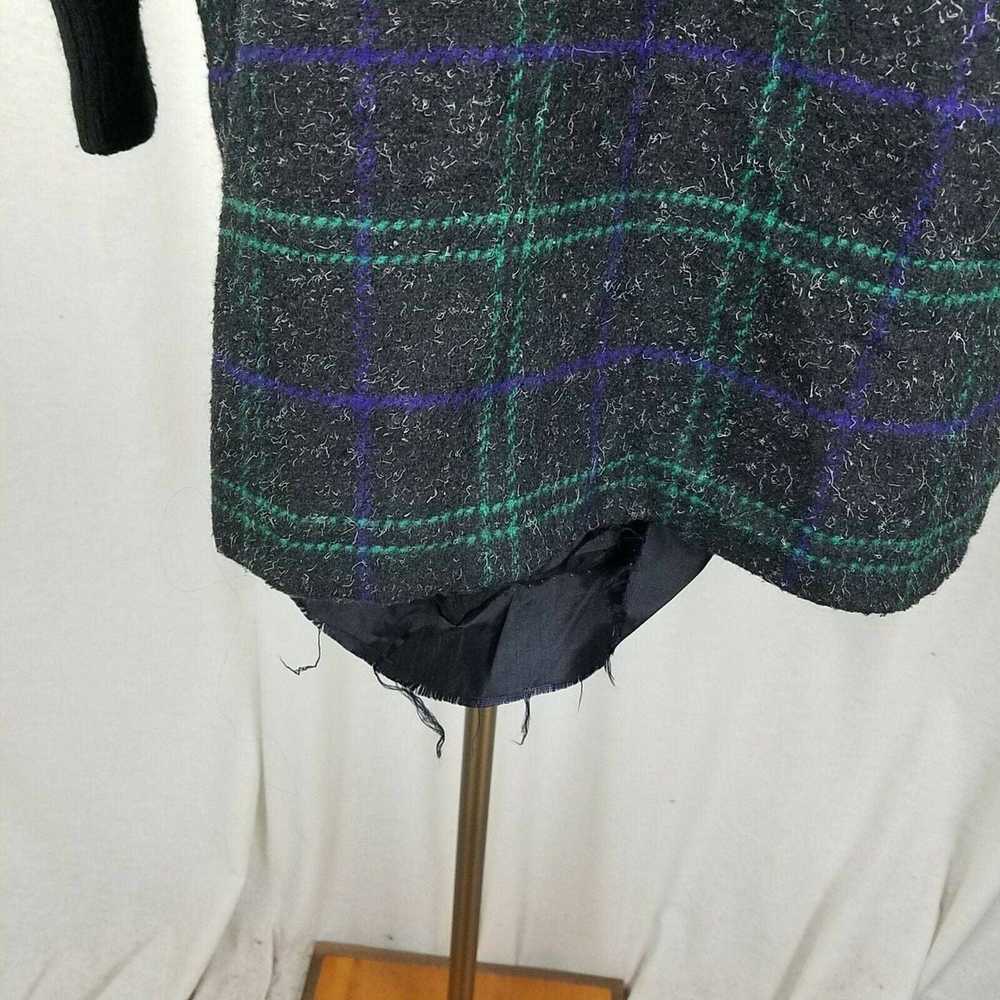 Vintage Spencer Douglas Wool Plaid Peacoat Coat V… - image 8