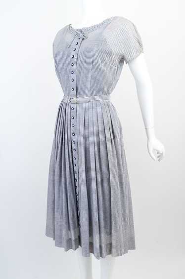 1950s Vintage Dress in Sheer Voile