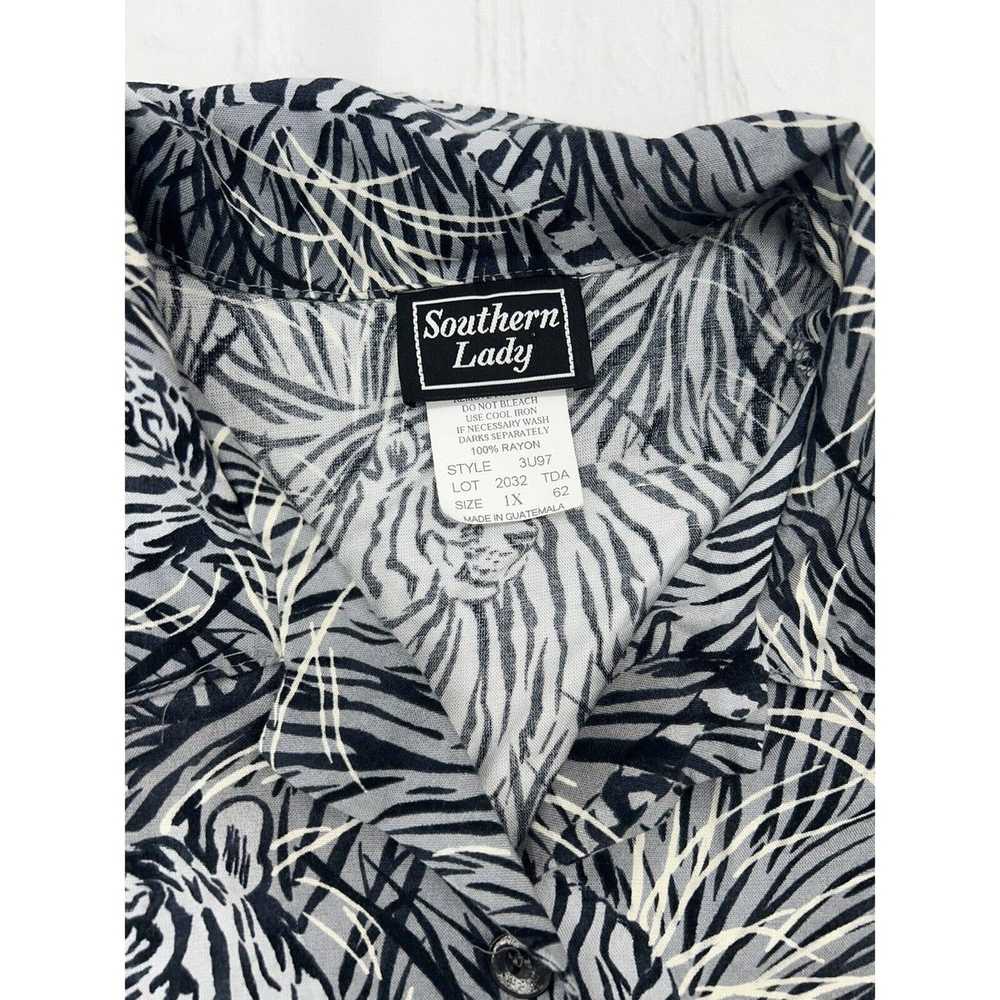 Other Vtg Southern Lady Womens Size XL Zebra Shirt - image 3