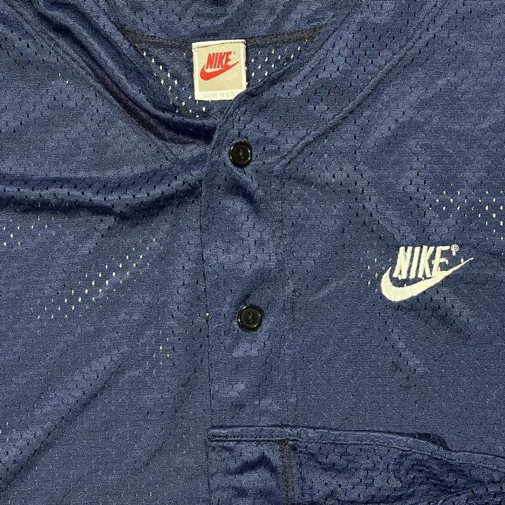 Jersey × Nike × Vintage Vintage 90s Blue Breathab… - image 3