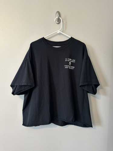 Streetwear “Is There Life After Death?” Boxy Tee