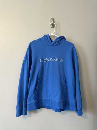 Calvin Klein Blue Calvin Klein Box Fit Hoodie