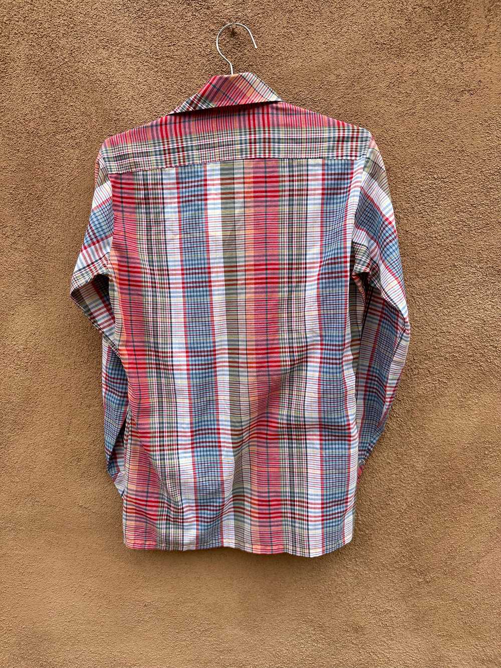 70's Esprit by Campus Plaid Shirt - image 3