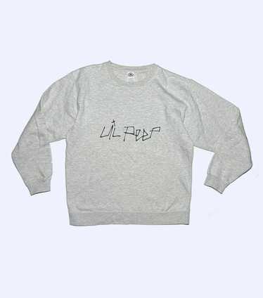 LIL PEEP LIL PEEP Gray Soft Sweatshirt - image 1