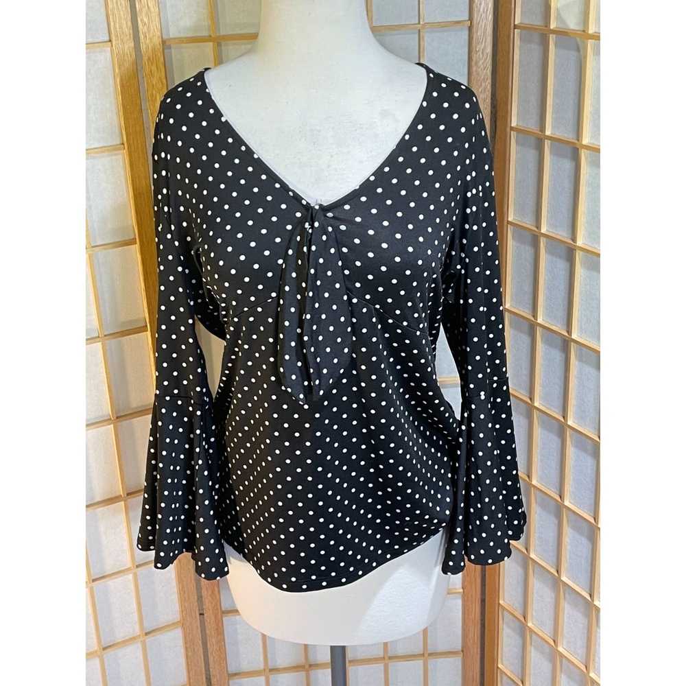 Other Harlow & Rose XL Polka Dot Blouse - image 10