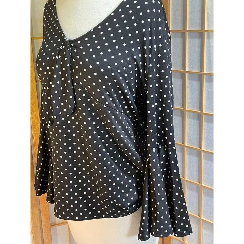 Other Harlow & Rose XL Polka Dot Blouse - image 11