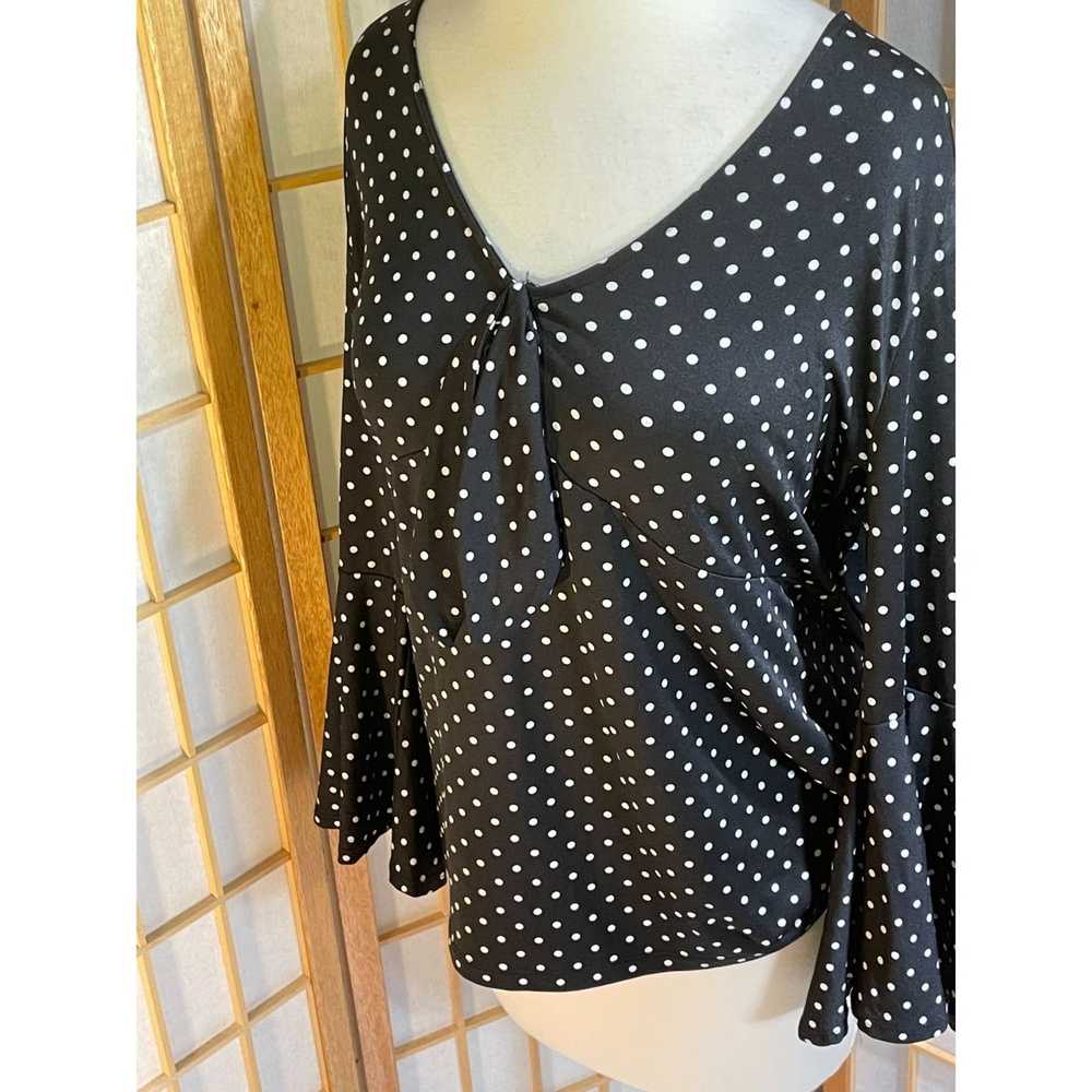 Other Harlow & Rose XL Polka Dot Blouse - image 12