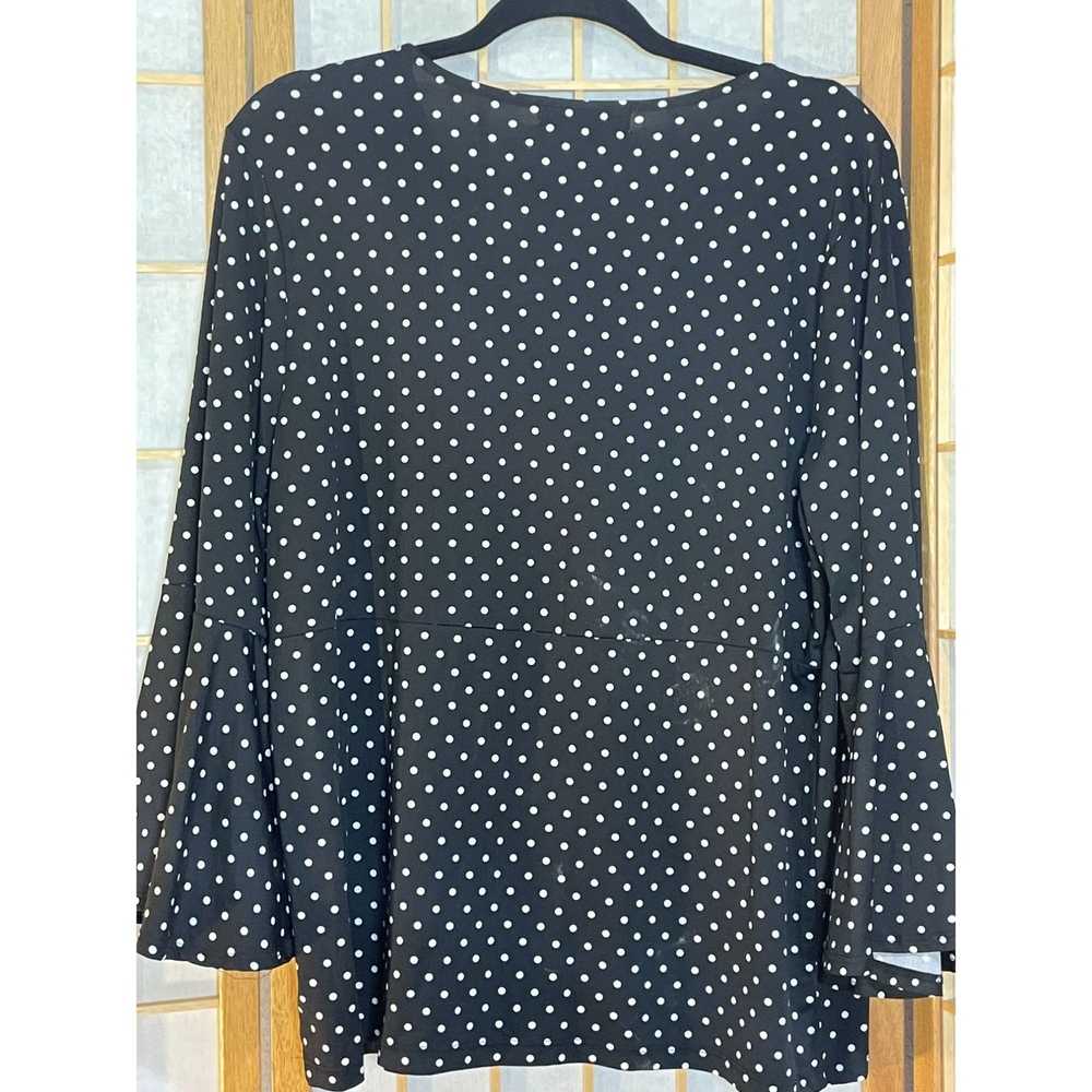 Other Harlow & Rose XL Polka Dot Blouse - image 6