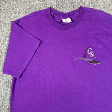 503 Sports Colorado Rockies T-Shirt - True Royal - Cotton - XXL (2XL) - Royal Retros
