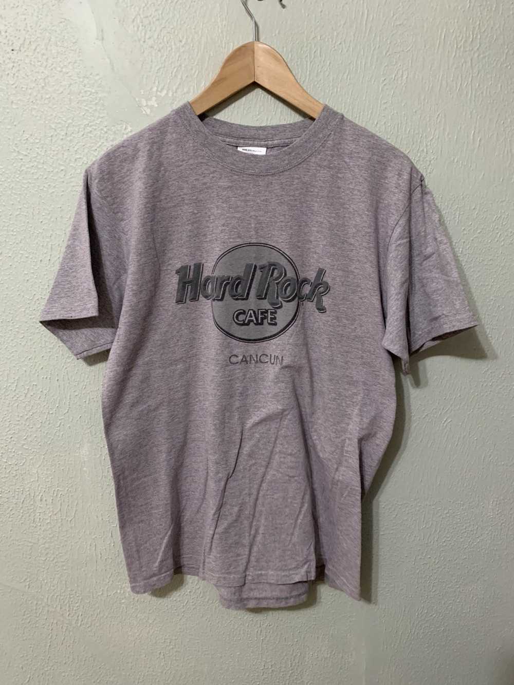 Vintage Vintage Hard Rock Cafe Cancun Grey Logo T… - image 1